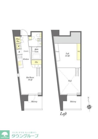 プライムメゾン早稲田通りの物件間取画像